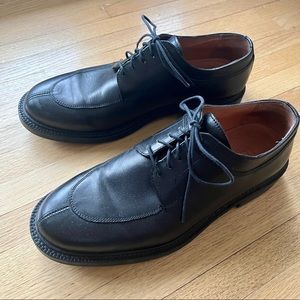 J. Crew mens black lace-up Oxford shoes 9.5